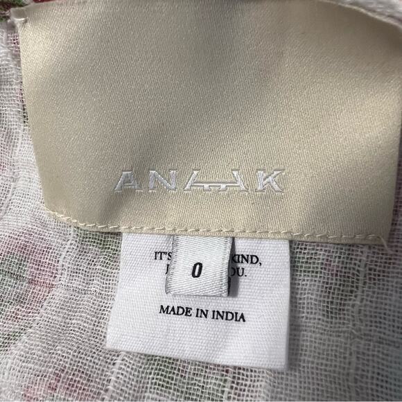 Anaak Nina Tiered Maxi Dress Floral Print Sz 0 /XS - Picture 6 of 6